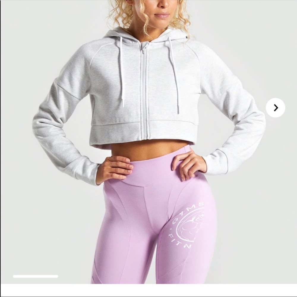 ISO Gymshark Legacy Zip Cropped Hoodie